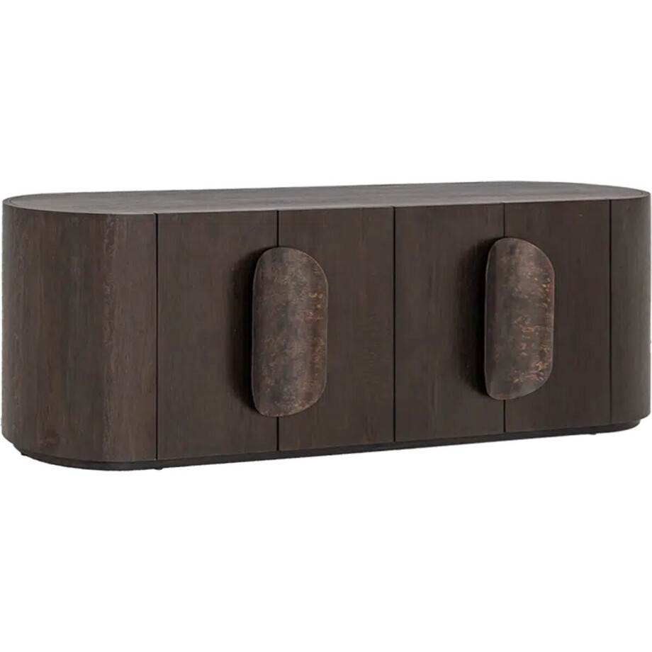 Tower Living dressoir Allure 180x50x70 cm donkerbruin eiken afbeelding 1