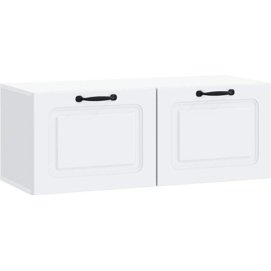 vidaXL - Wandmontage - TV-kast - Wit - 78,5 - x - 31 - x - 30 - cm - Bewerkt - hout vidaXL - Wandmontage - TV-kast - Wit - 78,5 - x - 31 - x - 30 - cm - Bewerkt - hout afbeelding 1
