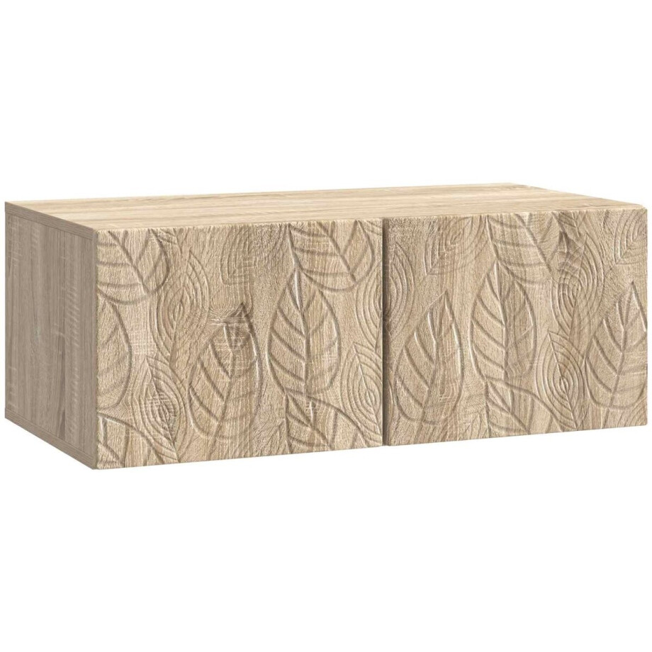 vidaXL - Wandmontage - TV-kast - 78,5 - x - 31 - cm - Sonoma - Eiken - Bewerkt - hout vidaXL - Wandmontage - TV-kast - 78,5 - x - 31 - cm - Sonoma - Eiken - Bewerkt - hout afbeelding 1