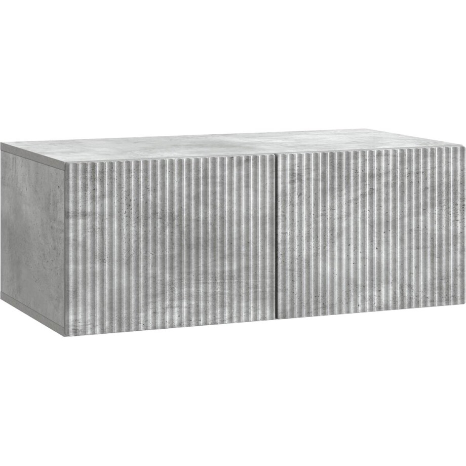vidaXL - Wandmontage - TV-kast - 78,5 - x - 41 - x - 30 - cm - Betongrijs - Bewerkt - hout vidaXL - Wandmontage - TV-kast - 78,5 - x - 41 - x - 30 - cm - Betongrijs - Bewerkt - hout afbeelding 1