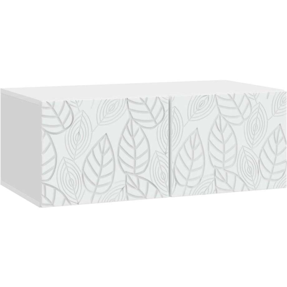 vidaXL - Wandmontage - TV-kast - 59,5 - x - 31 - cm - Wit - Bewerkt - hout vidaXL - Wandmontage - TV-kast - 59,5 - x - 31 - cm - Wit - Bewerkt - hout afbeelding 1