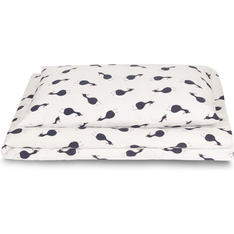 LIS LABELS - Dekbedovertrekset met kussensloop - Goose in Style - 100x140 cm en 40x60 cm - Katoen - Peuterbed afbeelding 1