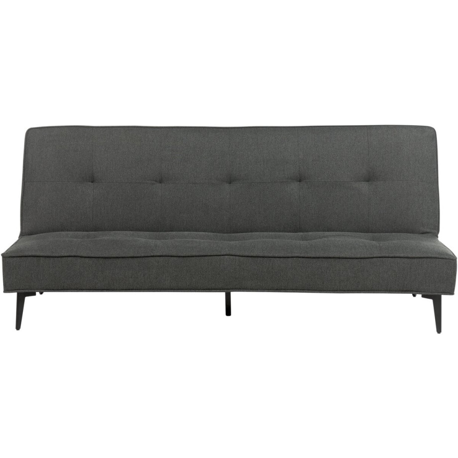 BELIANI ESSVIK - Slaapbank 3-zits - Donkergrijs - Polyester BELIANI ESSVIK - Slaapbank 3-zits - Donkergrijs - Polyester afbeelding 1