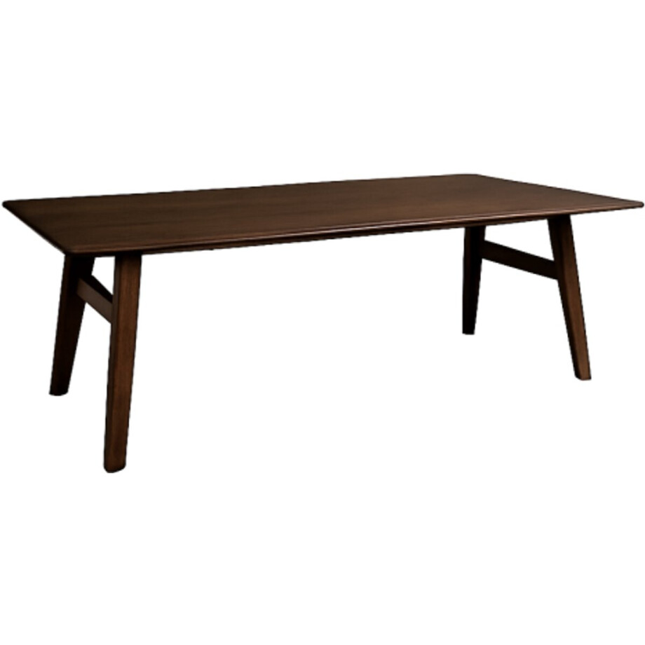 rechthoekig eettafel Aura acaciahout 240x100 cm - Espresso afbeelding 1