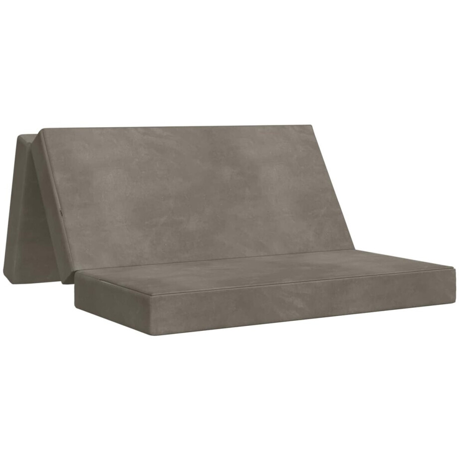 vidaXL - Vouwbare - Sofa - Bed - 200 - x - 67 - x - 45 - cm - Lichtgrijs vidaXL - Vouwbare - Sofa - Bed - 200 - x - 67 - x - 45 - cm - Lichtgrijs afbeelding 1