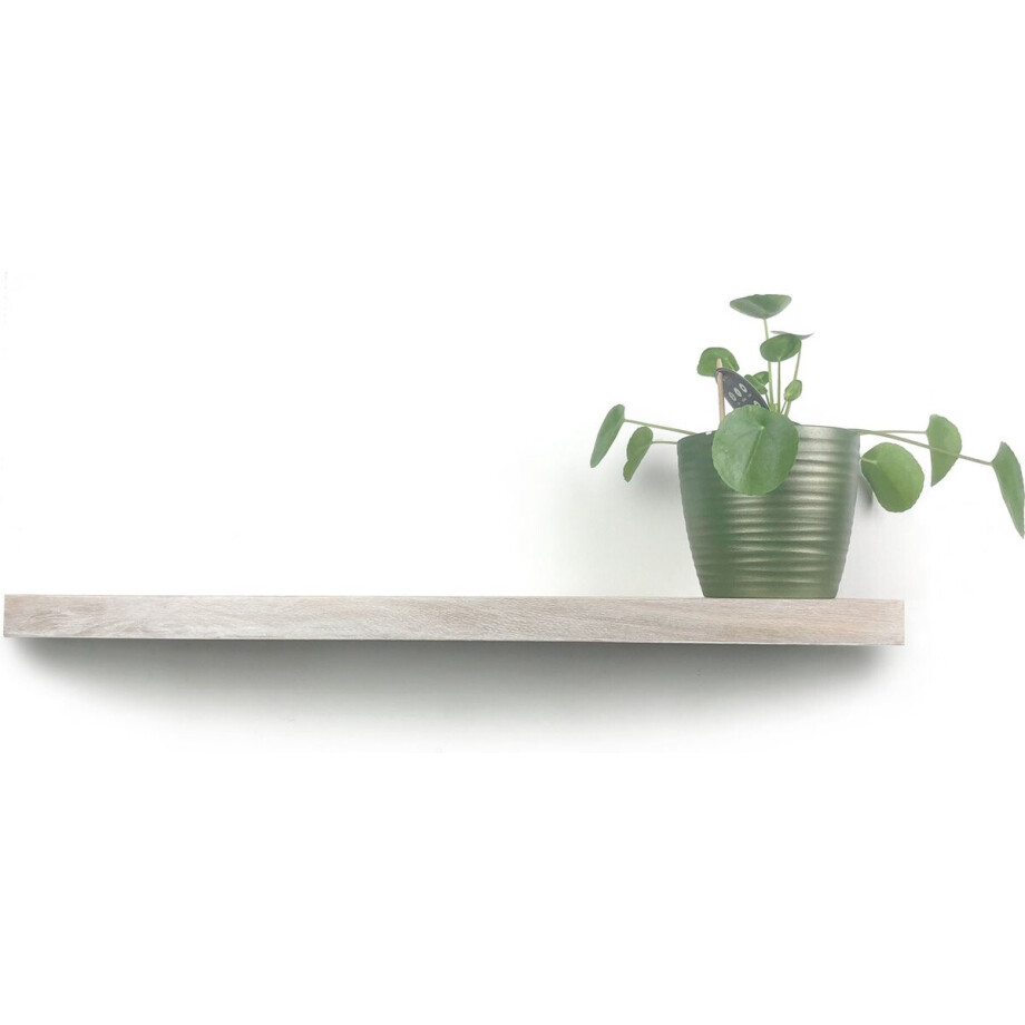 Zwevende wandplank eiken recht natuurlijk wit 100 x 30 cm incl. bevestigingsmateriaal - Boekenrek - Boekenplank - Boomstam plank - Witte wandplank - Boomstam wandplank Zwevende wandplank eiken recht natuurlijk wit 100 x 30 cm incl. bevestigingsmateriaal - Boekenrek - Boekenplank - Boomstam plank - Witte wandplank - Boomstam wandplank afbeelding 1