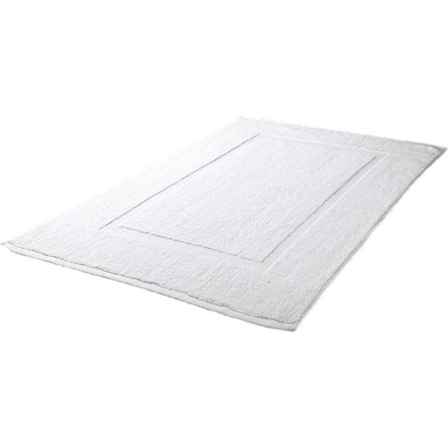 Homéé® Hotel badmatten Single frame wit - 50x70cm - set van 3 stuks - badstof 100% katoen afbeelding 1