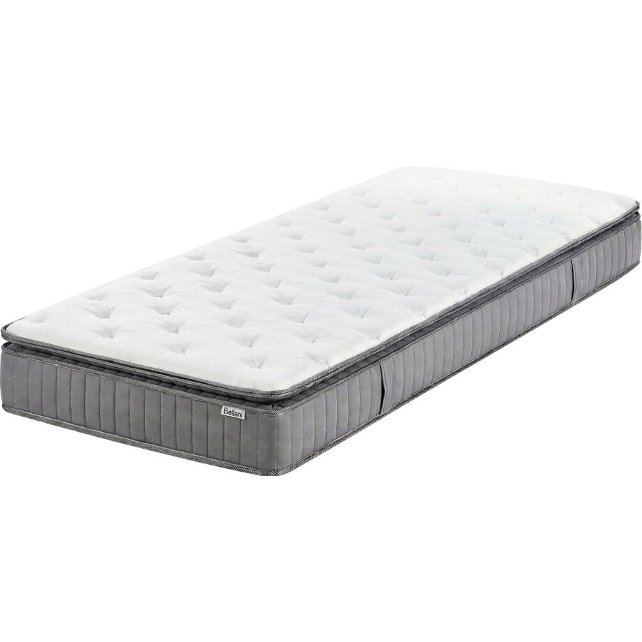 BELIANI PLEASANT - Pocketveringmatras medium - Wit - 90x200 cm - Traagschuim afbeelding 1
