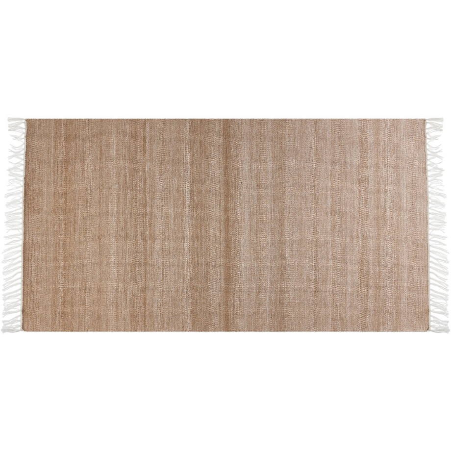 BELIANI MALHIA - Vloerkleed - Zandbeige - 80 x 150 cm - Synthetisch materiaal afbeelding 1
