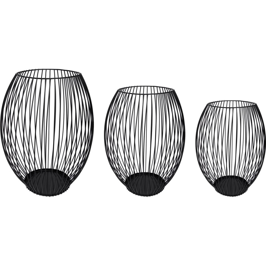 QUVIO Kaarsenhouder met frame - Kaarsenstandaard - Kaarsenhouder zwart - 3 maten - Rond - Metaal - Zwart Set van 3 QUVIO Kaarsenhouder met frame - Kaarsenstandaard - Kaarsenhouder zwart - 3 maten - Rond - Metaal - Zwart Set van 3 afbeelding 1