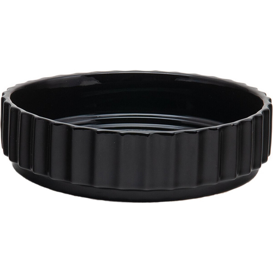 XLBoom Ikon Schaal Zwart - Keramische design kom - Verkrijgbaar in Maroon | Green | Black - Duurzaam keramiek voor stijlvol wonen afbeelding 1