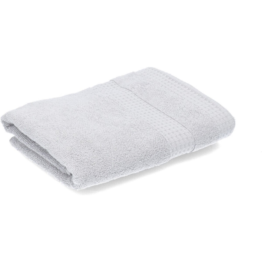 Lasa Home | Badhanddoek Natural BIO GOTS Lichtgrijs 50x100 cm afbeelding 1