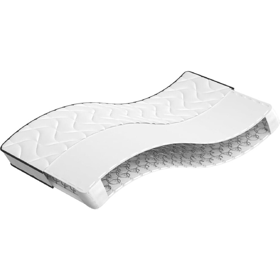 vidaXL - Binnenveringmatras - middelhard - 100x200 - cm afbeelding 1