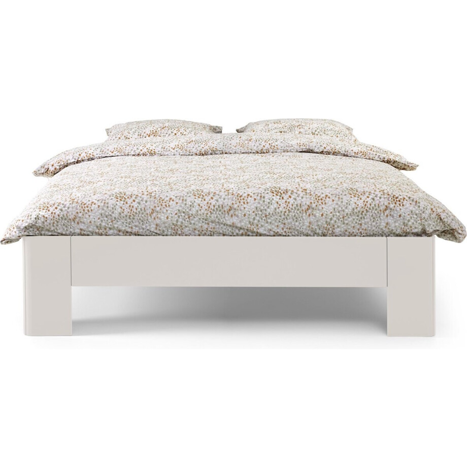B Bright Fresh 400 Bed 160 x 200 cm - Bedframe Wit - Bedombouw - Instaphoogte: 40cm - Tweepersoonsbedden afbeelding 1