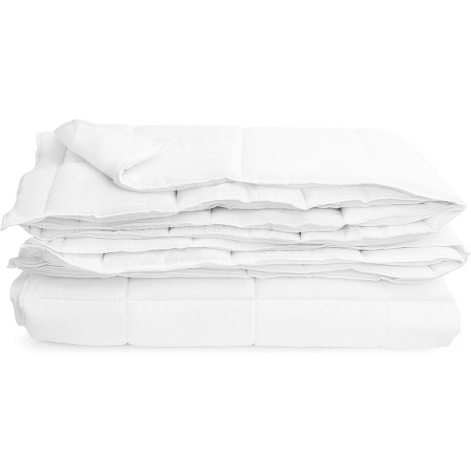 MS Dekbed 200x200 - Deken met vulling van microvezel - Ademend - Deken 200x200 ideaal voor alle seizoenen - Geschikt als zomerdekbed 200x200 - All season dekbed 200x200 - Ale seizoenen dekbed 200x200 afbeelding 1