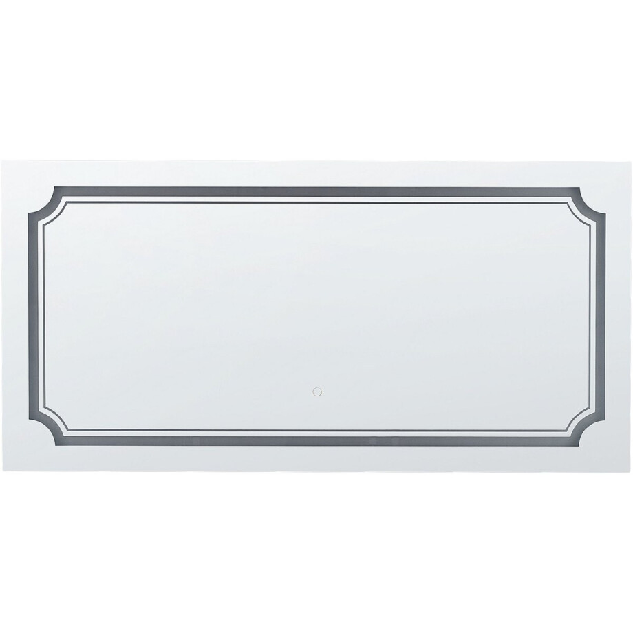 ARROMACHNES - LED-spiegel - Zilver - Glas ARROMACHNES - LED-spiegel - Zilver - Glas afbeelding 1