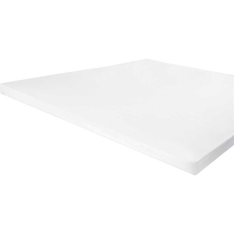 Walra Hoeslaken Jersey Stretch Topper - 90x200/210 - 100% Katoen - Wit afbeelding 1