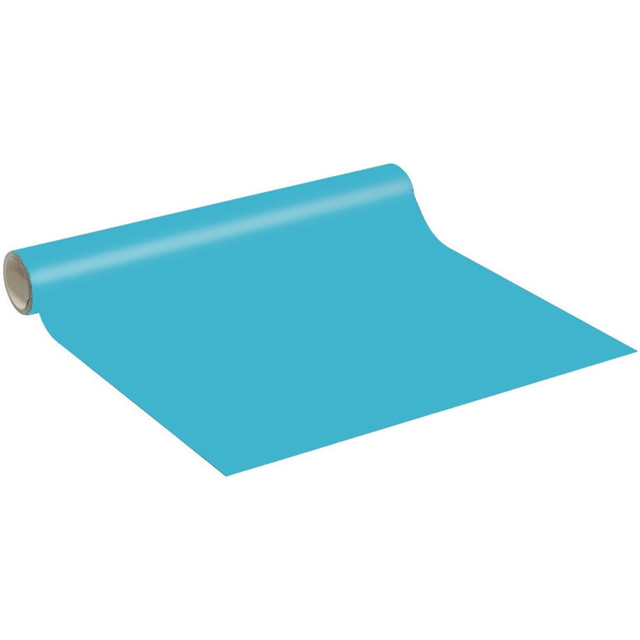Decoratieve zelfklevende vinylsticker op rol per meter - Wasbare, waterdichte sticker voor keukenmuren en meubels - 60 cm x 4 m - Hemelsblauw Decoratieve zelfklevende vinylsticker op rol per meter - Wasbare, waterdichte sticker voor keukenmuren en meubels - 60 cm x 4 m - Hemelsblauw afbeelding 1