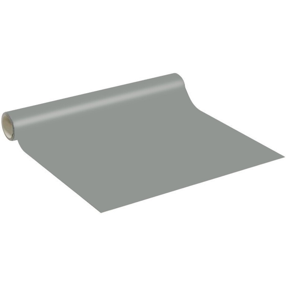 Decoratieve zelfklevende vinylsticker op rol per meter - Wasbare, waterdichte sticker voor muren, keukens en meubels - 60 cm x 1 m - Duifgrijs afbeelding 1