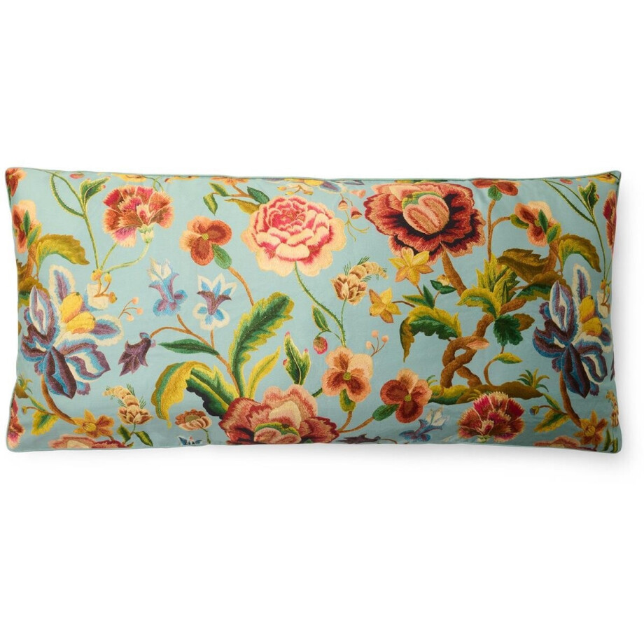 ESSENZA Roselina Sierkussen Ultra marine blue - 40x90 cm ESSENZA Roselina Sierkussen Ultra marine blue - 40x90 cm afbeelding 1