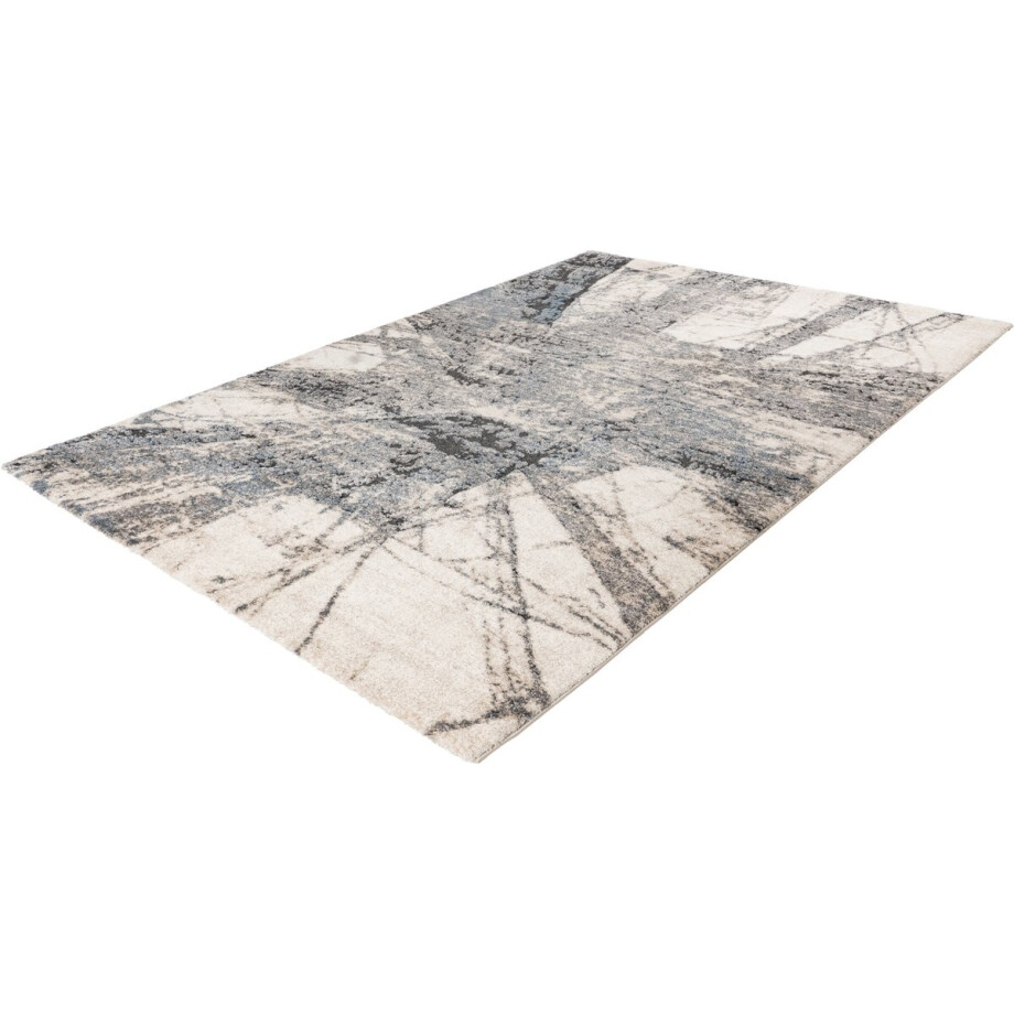 BolognaMeghan Lalee Vloerkleed Beige 80x150 cm – Modern Tapijt met Hoog-Laag Effect – Zacht Polyester & Polypropyleen – Vloerverwarming Geschikt afbeelding 1