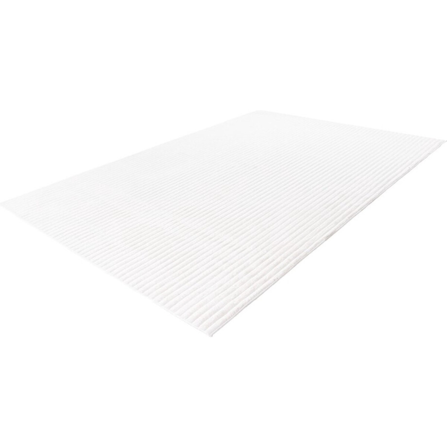 Lalee Plush - Japandi Vloerkleed - Superzacht - gestreept Karpet - Tapijt hoog laag polig effen Fluffy 160x230 cm ivoor gebroken wit Lalee Plush - Japandi Vloerkleed - Superzacht - gestreept Karpet - Tapijt hoog laag polig effen Fluffy 160x230 cm ivoor gebroken wit afbeelding 1