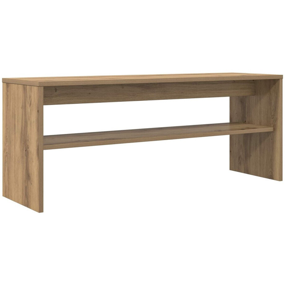 vidaXL - TV - Kast - 100 - x - 30 - x - 40 - cm - Artisan - Eiken - Bewerkt - hout vidaXL - TV - Kast - 100 - x - 30 - x - 40 - cm - Artisan - Eiken - Bewerkt - hout afbeelding 1