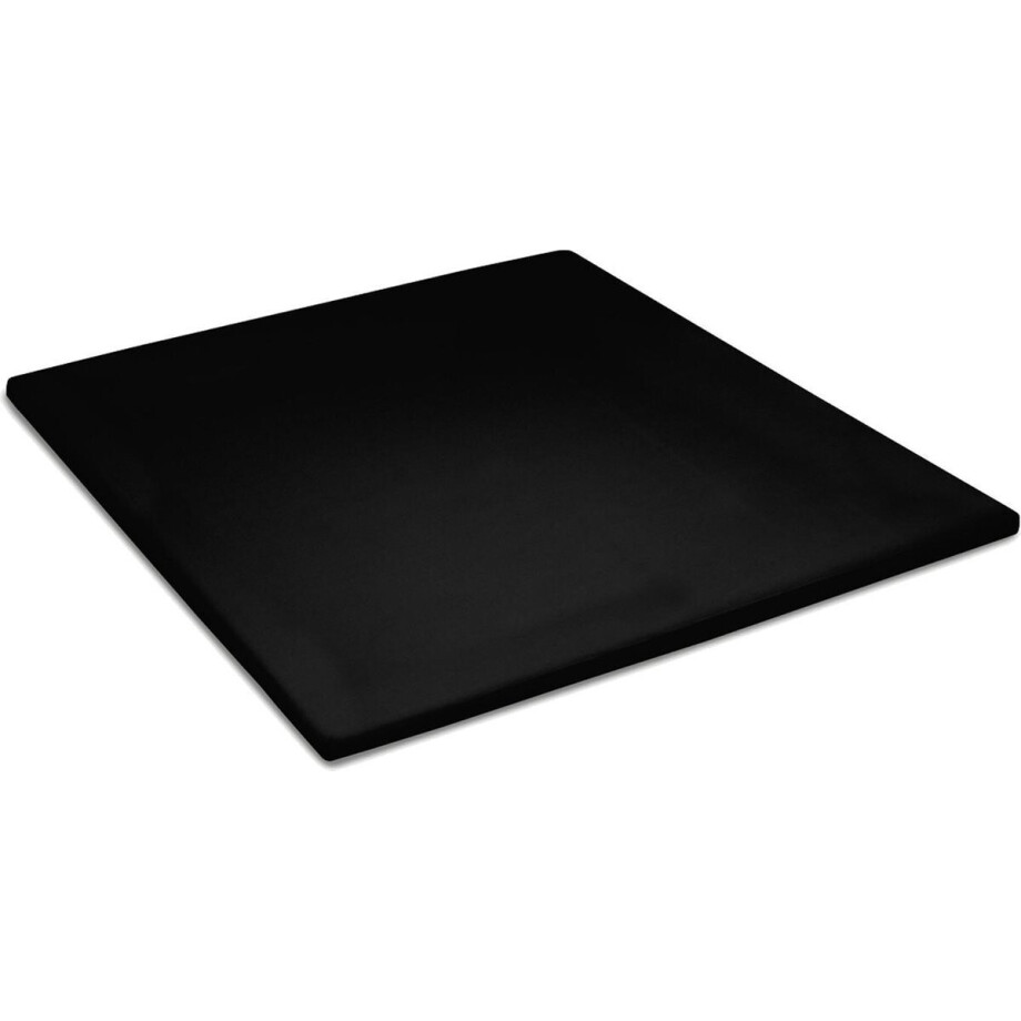 Cinderella Topper Hoeslaken Katoen - zwart 90x200cm Cinderella Topper Hoeslaken Katoen - zwart 90x200cm afbeelding 1