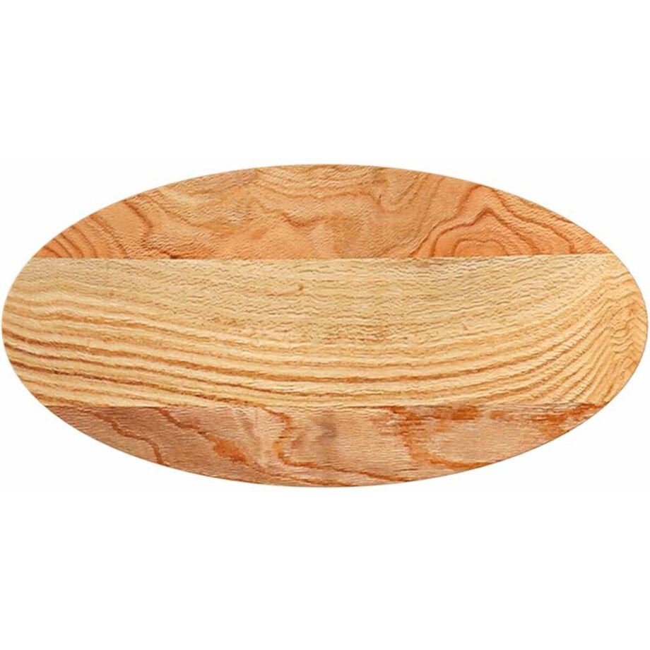 vidaXL - Tafelblad - 80x40x2 - cm - ovaal - massief - eikenhout - lichtbruin vidaXL - Tafelblad - 80x40x2 - cm - ovaal - massief - eikenhout - lichtbruin afbeelding 1