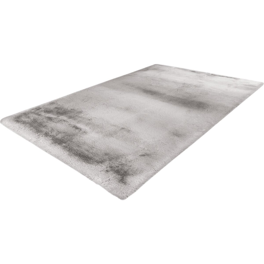 Lalee Eternity Zacht hoogpolig vloerkleed comfy superzachte Fluffy kleed 160x230 cm Zilver grijs afbeelding 1
