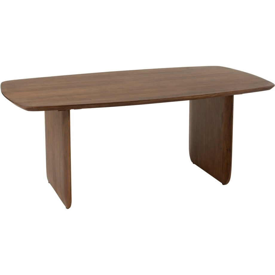 J-Line eettafel - hout - bruin afbeelding 1