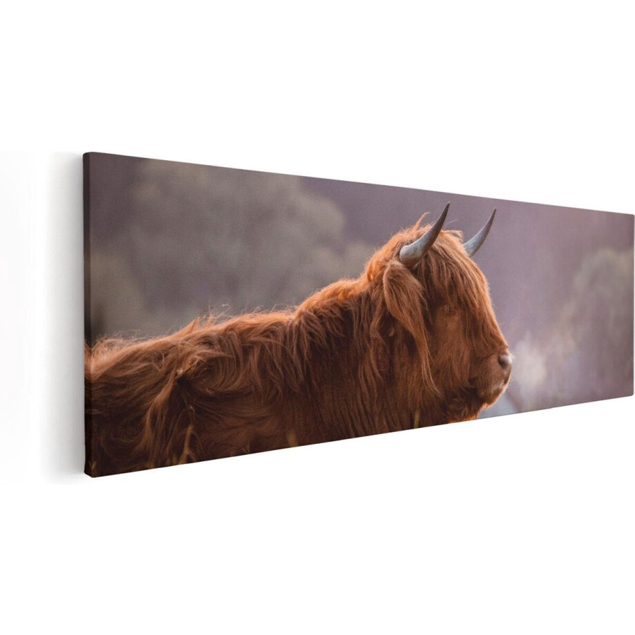 Artaza Canvas Schilderij Schotse Hooglander - 120x40 cm - Groot - Wanddecoratie Woonkamer - Muurdecoratie Dieren - Schilderijen Op Canvas Artaza Canvas Schilderij Schotse Hooglander - 120x40 cm - Groot - Wanddecoratie Woonkamer - Muurdecoratie Dieren - Schilderijen Op Canvas afbeelding 1