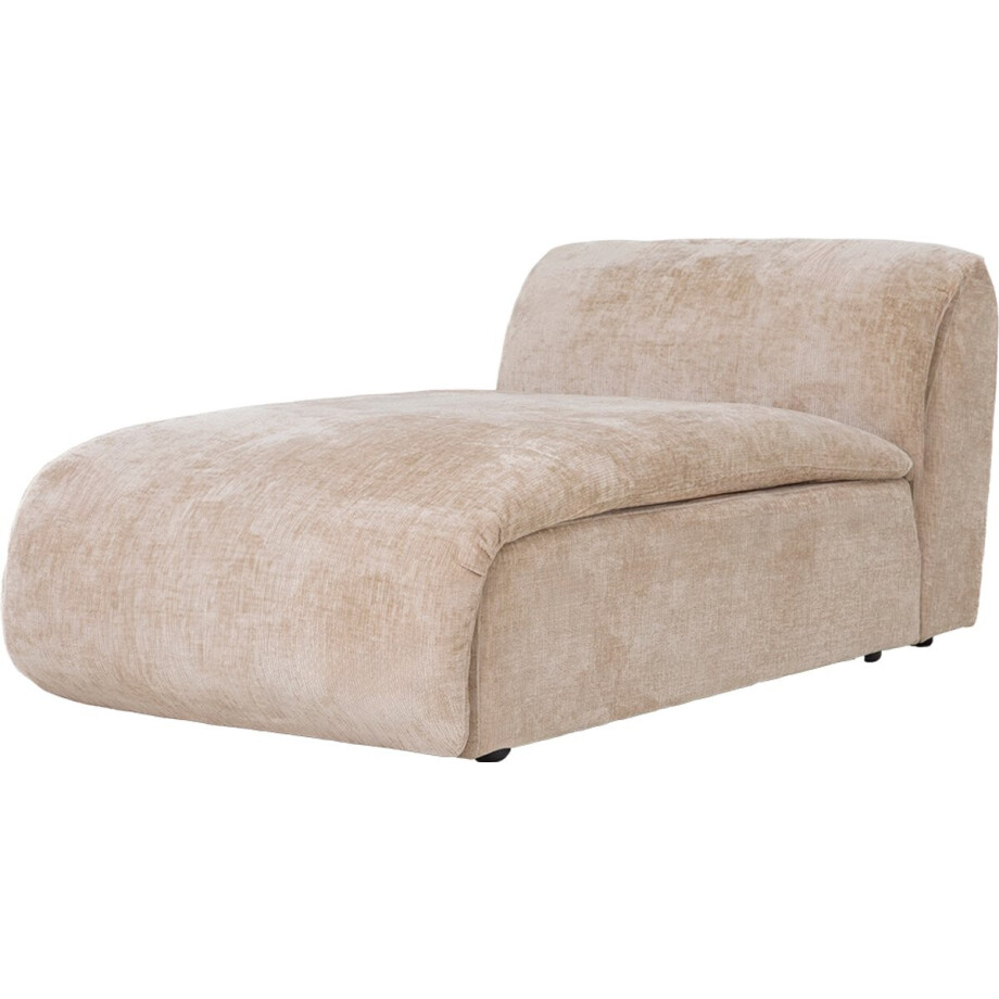 Tower Living - Redford chaise lounge zonder arm - beige afbeelding 1
