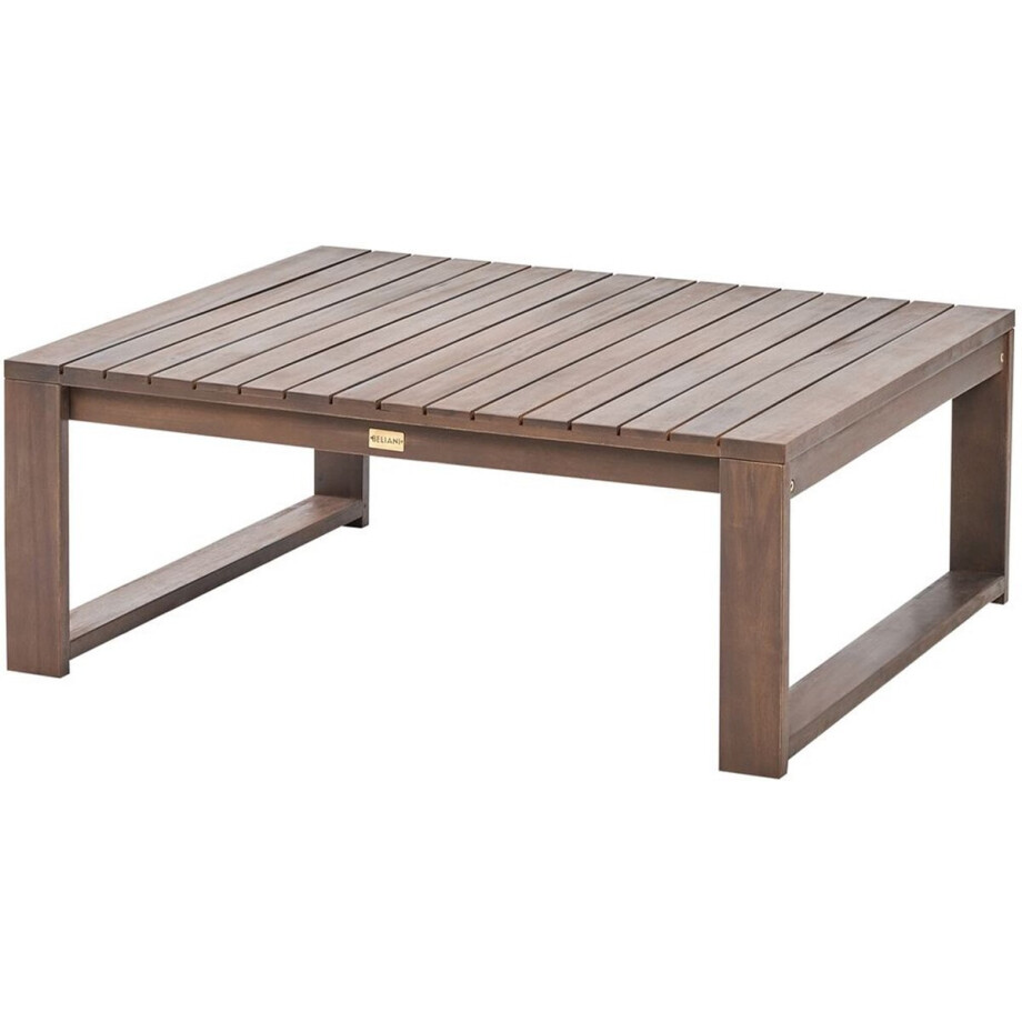 BELIANI TIMOR II - Salontafel - Donkerbruinrood - FSC® acaciahout BELIANI TIMOR II - Salontafel - Donkerbruinrood - FSC® acaciahout afbeelding 1