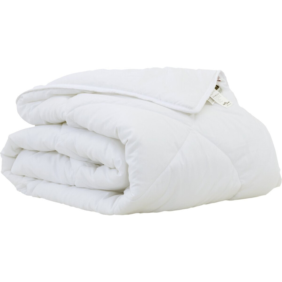 vidaXL - Dekbed - 220 - x - 135 - x - 4 - cm - Nee - Polyester - Wit - Ademend afbeelding 1