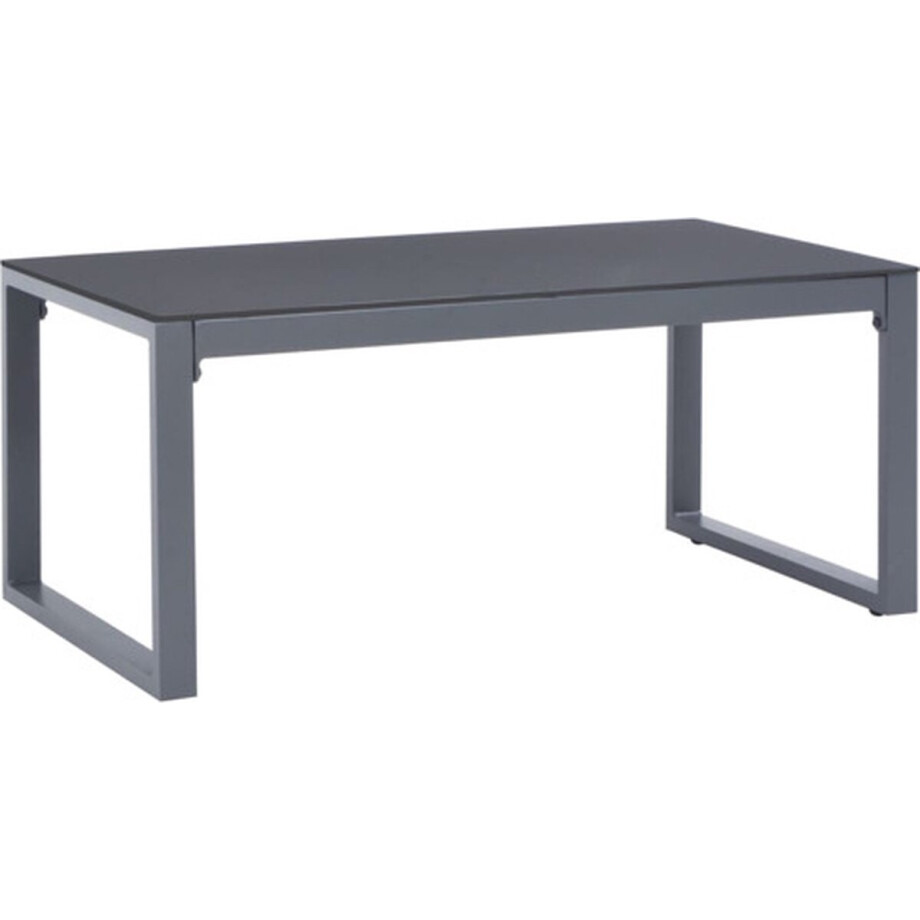 vidaXL - Salontafel - 90x50x40 - cm - aluminium vidaXL - Salontafel - 90x50x40 - cm - aluminium afbeelding 1