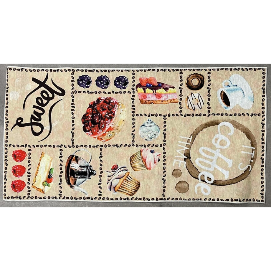 MOMO Rugs - Loper – Palvina - 60x140 cm - vloerkleed - laagpolig tapijt - Design, Modern - Kitchen Masters MOMO Rugs - Loper – Palvina - 60x140 cm - vloerkleed - laagpolig tapijt - Design, Modern - Kitchen Masters afbeelding 1