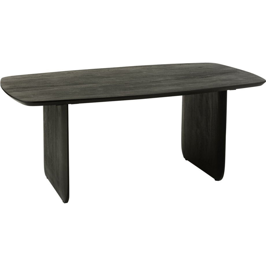 J-Line eettafel - hout - zwart J-Line eettafel - hout - zwart afbeelding 1