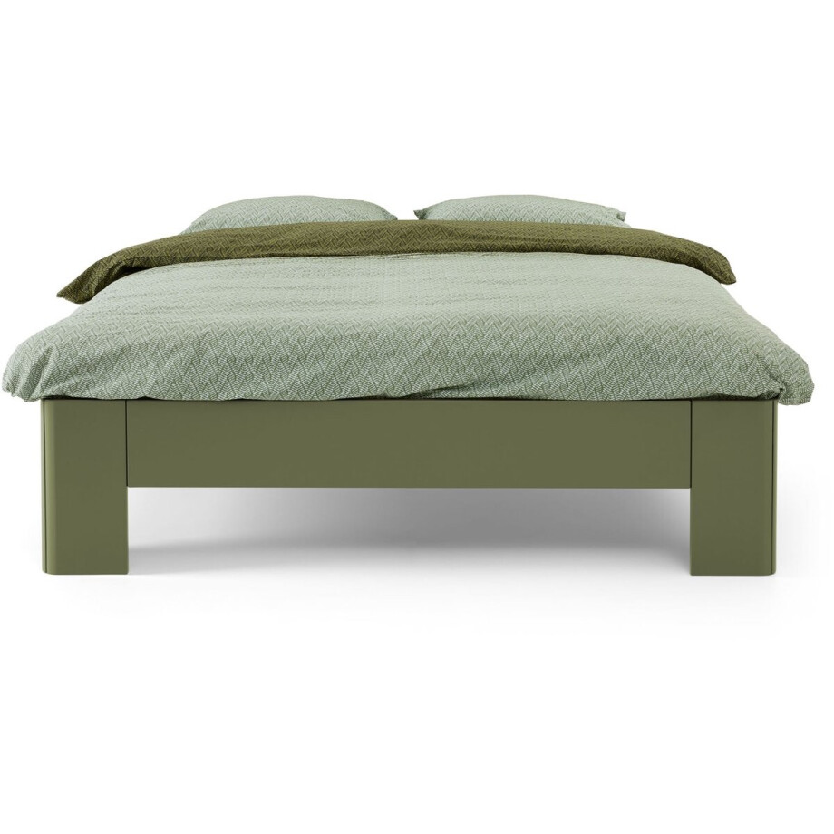 B Bright Bed Fresh - 160 x 200 cm - rietgroen afbeelding 1