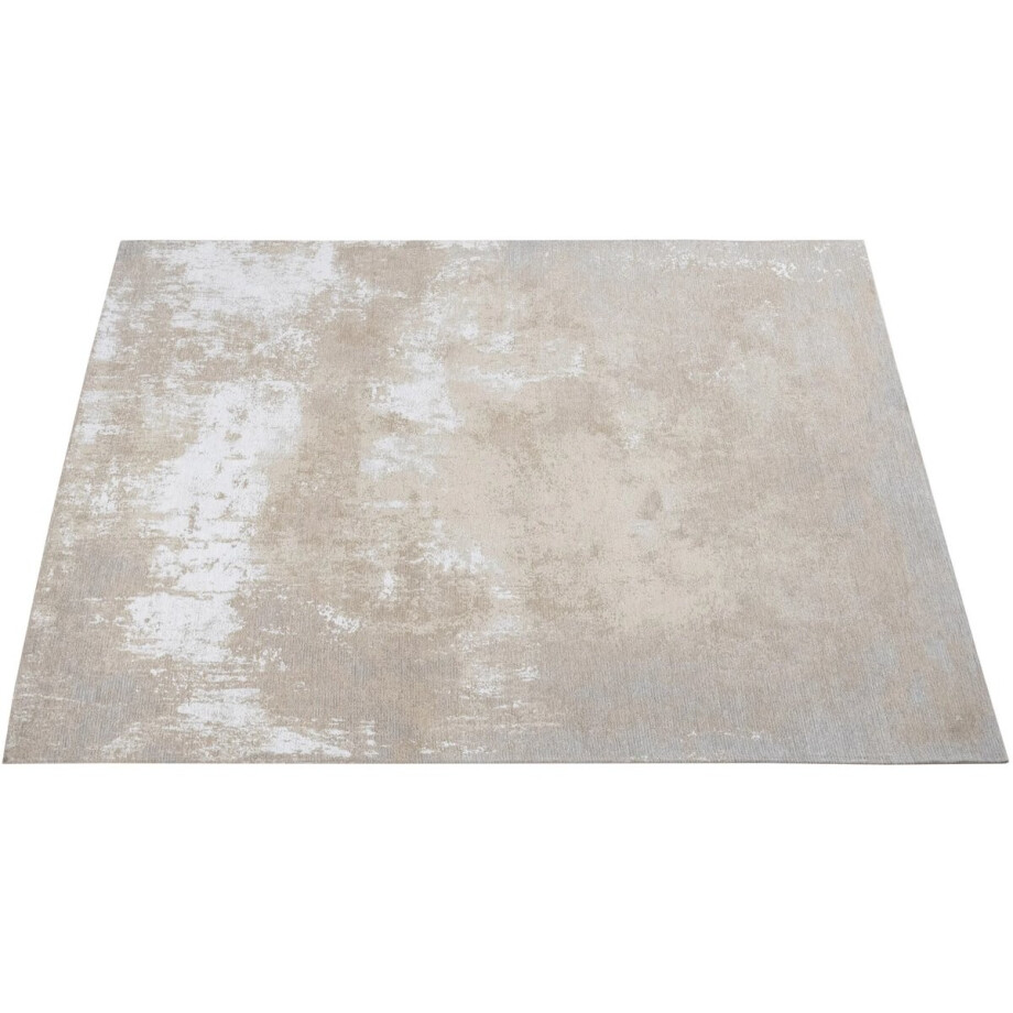 Dutch Lifestyle - Vloerkleed - Argentella 13 beige/natuur - PES/Katoen/Viscose - Beige afbeelding 1