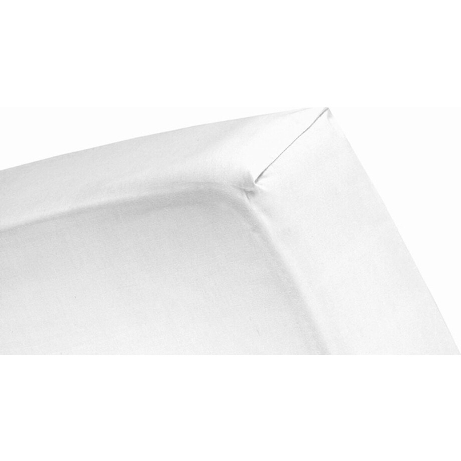 Cinderella Hoeslaken - Jersey - Ook Geschikt voor Boxspring - 90x200 cm - tot 25 cm  - Wit afbeelding 1