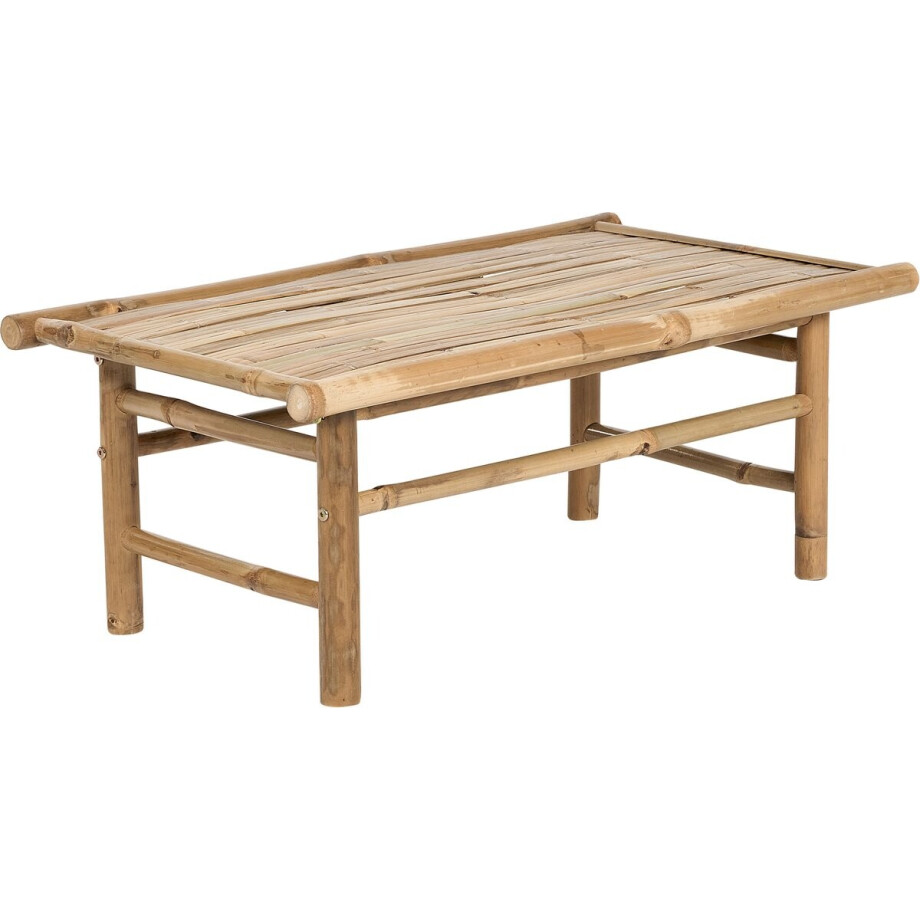 BELIANI TODI - Salontafel - Lichthout - Bamboe afbeelding 1