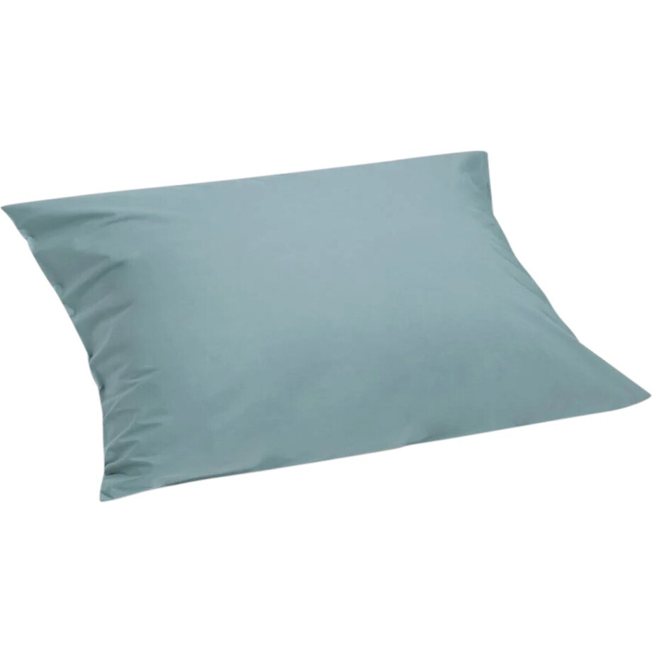 Yumeko kussensloop percal katoen petrol blauw 60x70 - Bio, eco & fairtrade - 1 stuk Yumeko kussensloop percal katoen petrol blauw 60x70 - Bio, eco & fairtrade - 1 stuk afbeelding 1