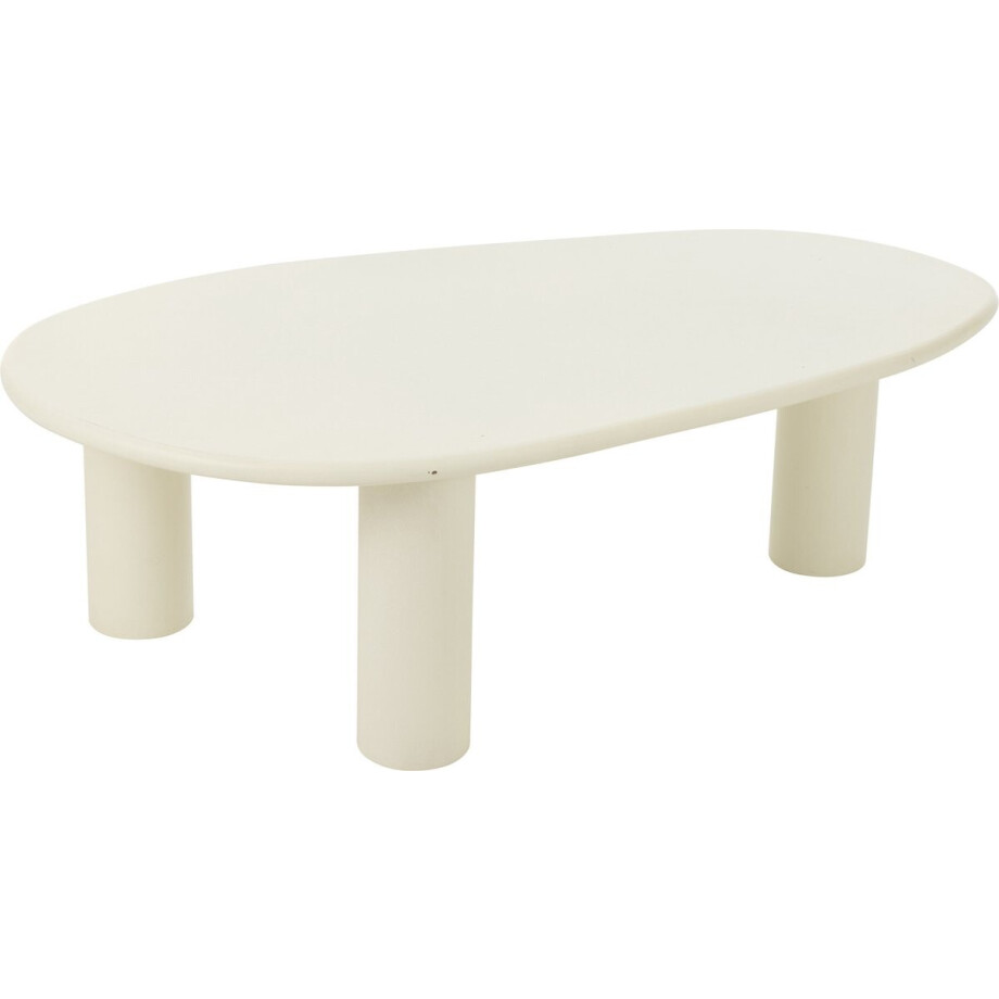 J-Line bijzettafel Bali - hout - wit - large afbeelding 1