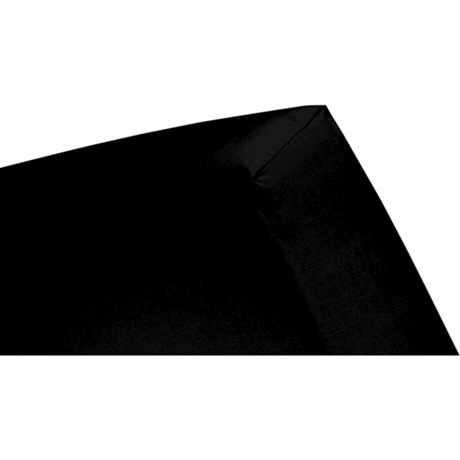 Cinderella Hoeslaken - 1 Persoons - Zacht - Jersey - 70x200 cm - Tot 25 cm hoog - Zwart afbeelding 1