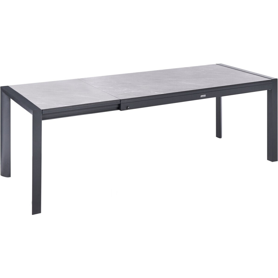 BELIANI BINASCO - Tuintafel uitschuifbaar - Grijs - HPL/Aluminium BELIANI BINASCO - Tuintafel uitschuifbaar - Grijs - HPL/Aluminium afbeelding 1