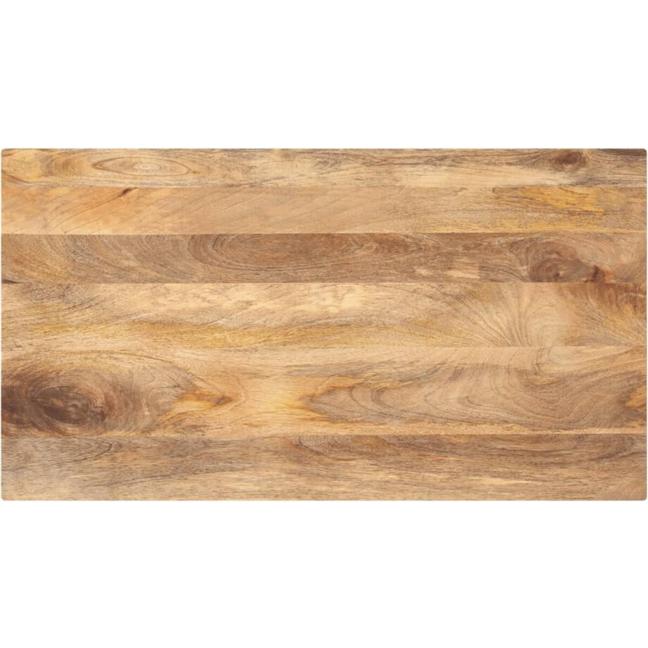 vidaXL - Tafelblad - rechthoekig - 120x50x2,5 - cm - massief - mangohout afbeelding 1