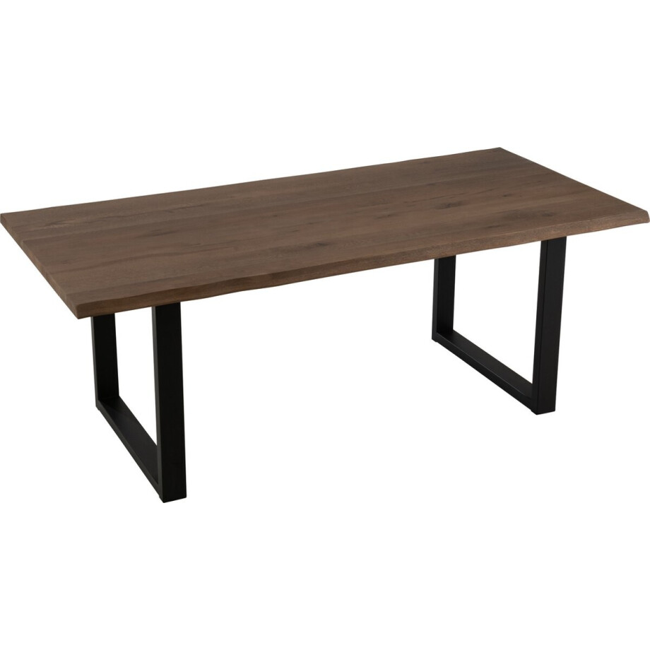 J-Line tafel Poten Rechthoek - metaal - zwart J-Line tafel Poten Rechthoek - metaal - zwart afbeelding 1