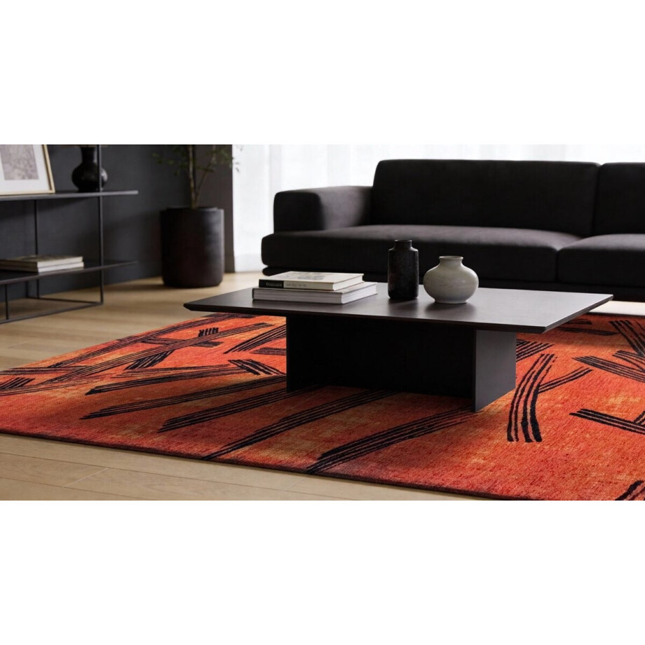 Wasbaar Binnen & Buiten Vloerkleed - 240 x 340 cm - Louis De Poortere Kanji Ginger Chocolat - Laagpolig Tapijt - Gerecycled PET - Made in Belgium - Circulair Wasbaar Binnen & Buiten Vloerkleed - 240 x 340 cm - Louis De Poortere Kanji Ginger Chocolat - Laagpolig Tapijt - Gerecycled PET - Made in Belgium - Circulair afbeelding 1
