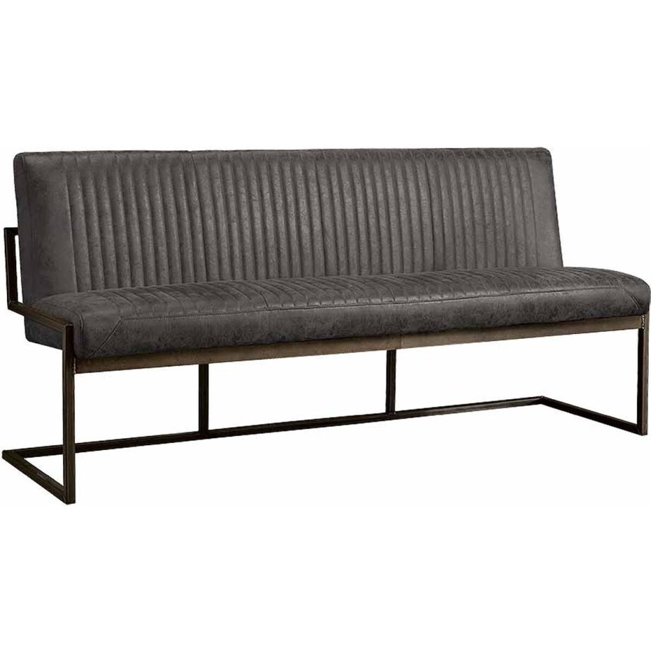 Eetkamerbank Ferro 155 cm - Antraciet | Tower Living Eetkamerbank Ferro 155 cm - Antraciet | Tower Living afbeelding 1